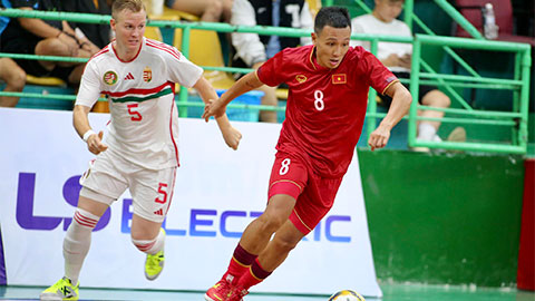 Kết quả ĐT futsal Việt Nam 1-4 ĐT futsal Hungary: Trải nghiệm cho người trẻ